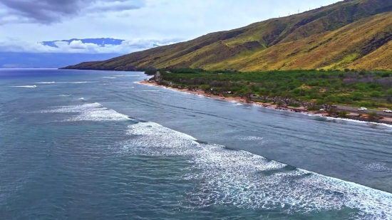 Ocean, Shoreline, Sea, Water, Coast, Promontory