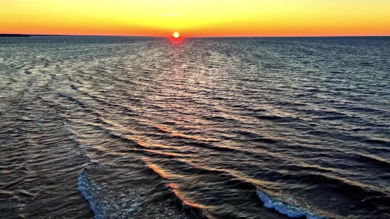 Ocean, Sun, Beach, Sea, Body Of Water, Sunset