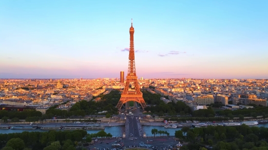 Paris Stock Video, Tower, Architecture, Crane, Device, Temple