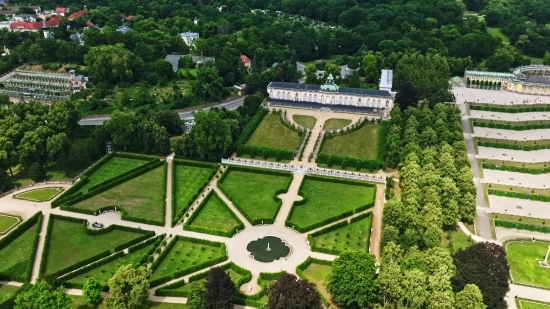 Park, Stile, Building, Garden, Tree, Landscape