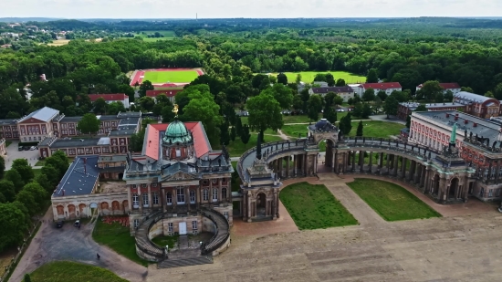 Patio, Area, Structure, Architecture, Building, City