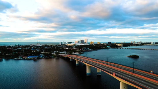 Pier, Waterfront, Water, City, Support, River