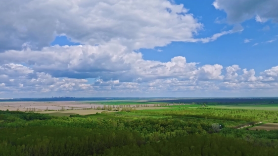 Plain, Sky, Land, Field, Steppe, Grass