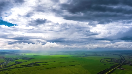 Plain, Steppe, Land, Sky, Landscape, Grass