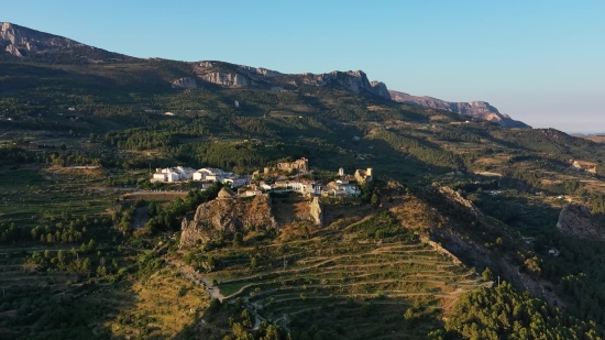 Prison Stock Video, Canyon, Valley, Landscape, Mountain, Mountains