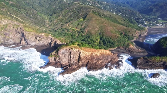 Promontory, Geological Formation, Natural Elevation, Landscape, Water, Rock