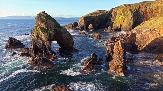 Promontory, Geological Formation, Natural Elevation, Ocean, Beach, Sea