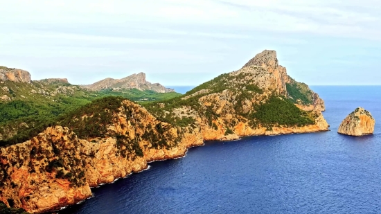 Promontory, Natural Elevation, Geological Formation, Landscape, Water, Sea