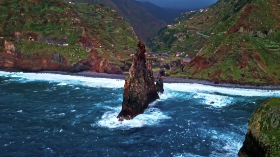 Promontory, Natural Elevation, Geological Formation, Sea, Ocean, Beach