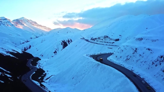 Rain Effect Background Video, Mountain, Snow, Mountains, Winter, Landscape