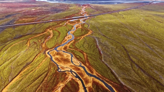 River, Landscape, Travel, Sky, Line, Mountains