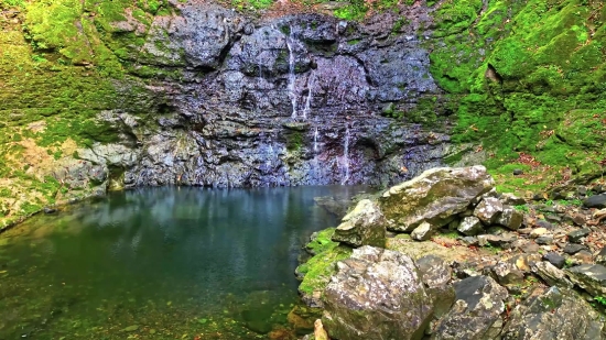 River, Water, Basin, Rock, Landscape, Channel