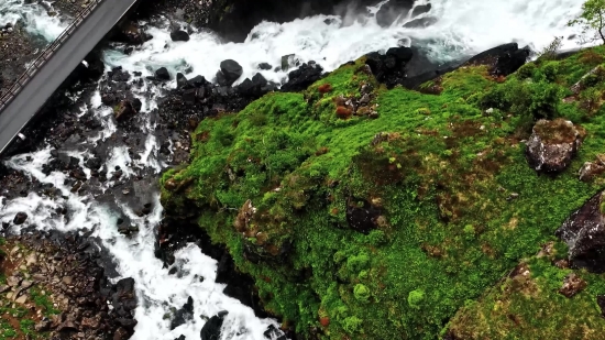 River, Water, Rock, Landscape, Mountain, Stream