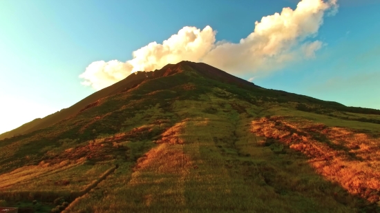 Royalty Free 4k Videos, Volcano, Mountain, Natural Elevation, Geological Formation, Landscape