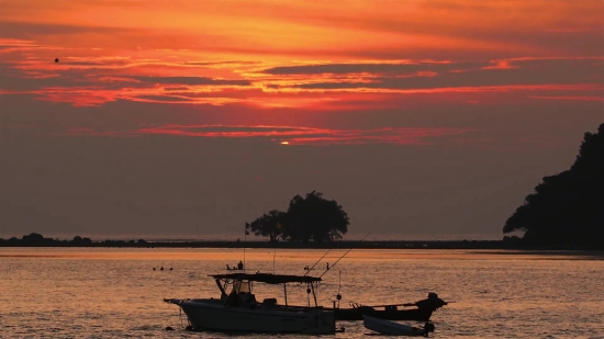 Ship, Sea, Ocean, Vessel, Sunset, Water