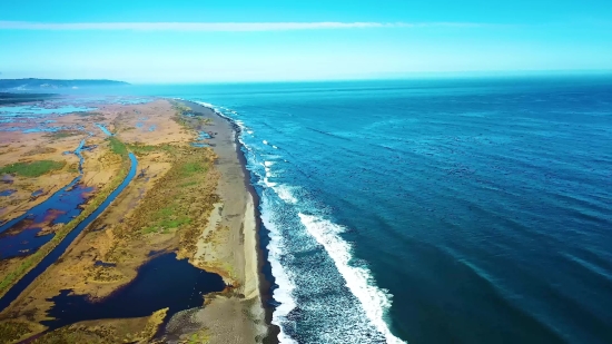 Shoreline, Ocean, Beach, Sea, Coast, Water