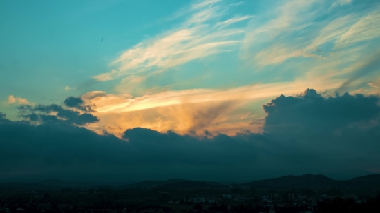 Sky, Clouds, Sun, Landscape, Atmosphere, Weather