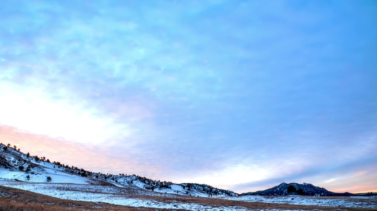 Sky, Landscape, Mountain, Snow, Mountains, Highland