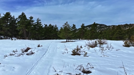 Sky Template Video Download, Snow, Winter, Slope, Mountain, Cold