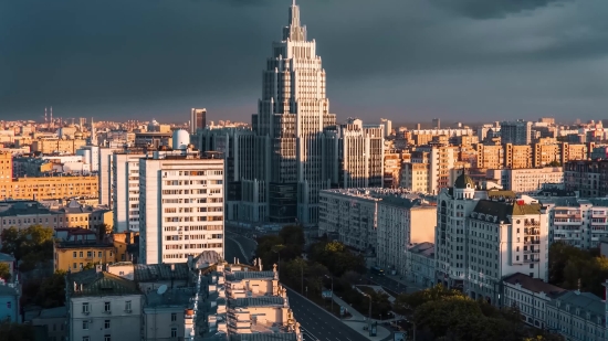 Skyscraper, Business District, City, Skyline, Architecture, Cityscape