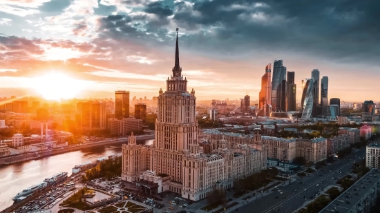 Skyscraper, City, Skyline, Architecture, Business District, Building