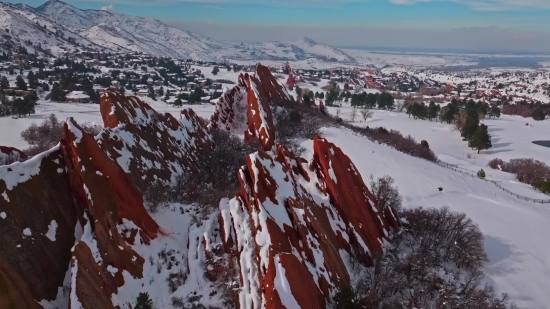 Snow, Mountain, Line, Winter, Ice, Landscape