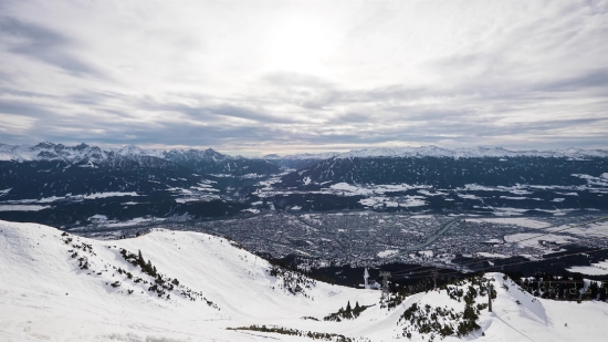 Snow, Mountain, Slope, Glacier, Range, Ski Slope