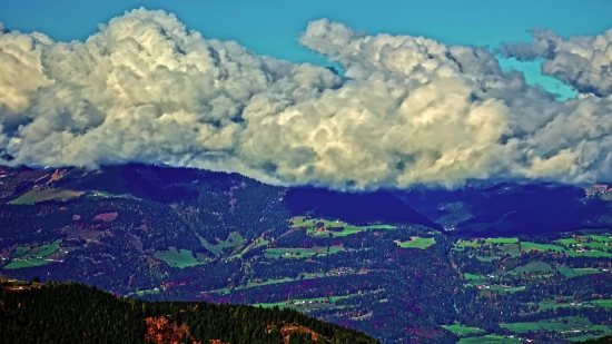 Ss Video Download, Mountain, Landscape, Range, Alp, Clouds