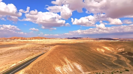 Steppe, Plain, Land, Landscape, Desert, Sky