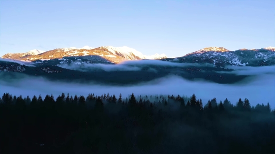 Stock Footage Free, Lake, Mountain, Range, Landscape, Sky