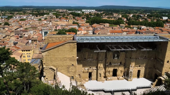 Stock Video Office, Fortress, City, Town, Architecture, Travel