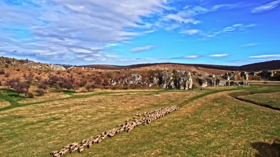 Stone Wall, Barrier, Fence, Obstruction, Landscape, Sky