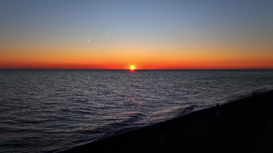 Sun, Ocean, Sea, Sunset, Star, Water