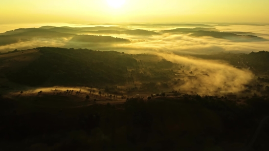 Sun, Sunset, Sky, Landscape, Sunrise, Clouds