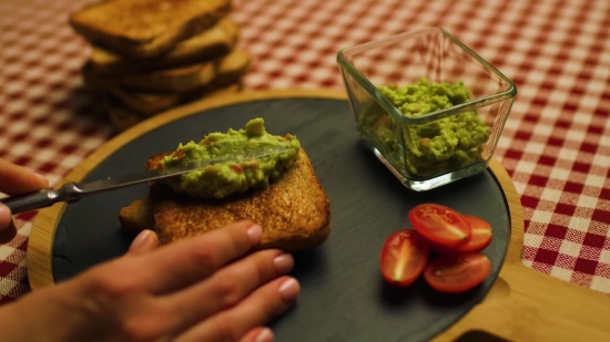 Sunrise Stock Video, Meal, Food, Guacamole, Plate, Dinner