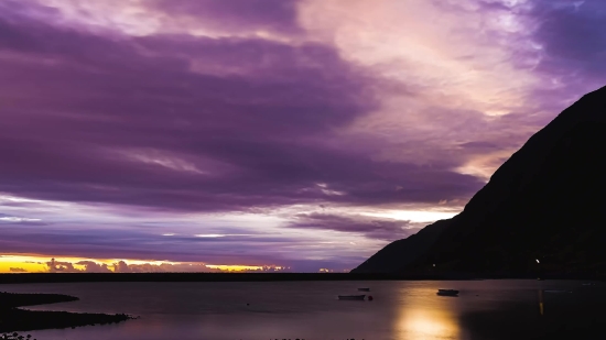 Sunset, Beach, Sun, Sky, Landscape, Sea