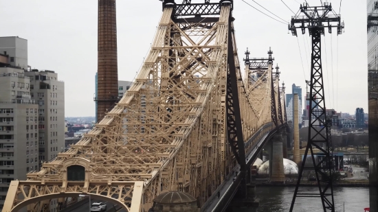 Suspension Bridge, Bridge, Structure, Architecture, City, Tower