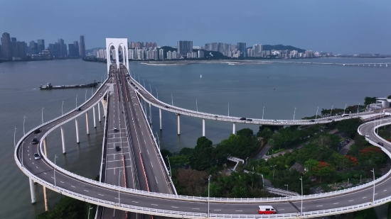 Suspension Bridge, Bridge, Structure, Architecture, River, Landmark