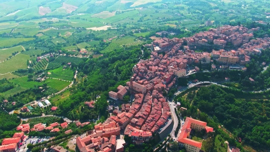 Tile Roof, Roof, Protective Covering, Mountain, Landscape, Tourism