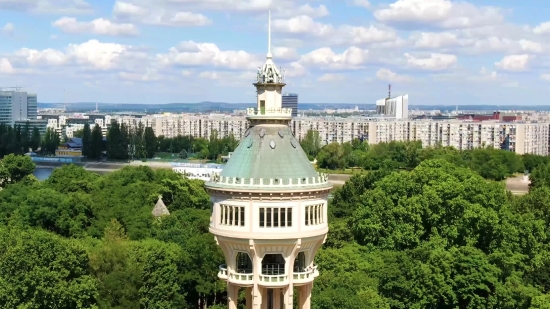 Tower, Church, Monastery, Dome, Building, Architecture