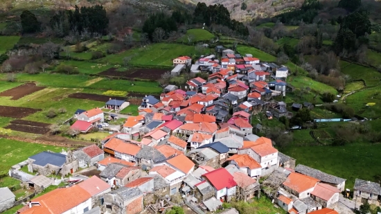 Town, Roof, City, Architecture, Tile Roof, Building