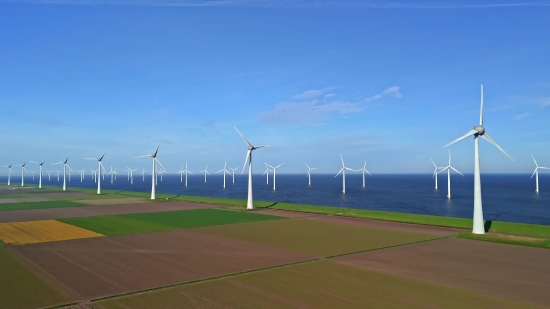 Turbine, Field, Landscape, Sky, Grass, Airport