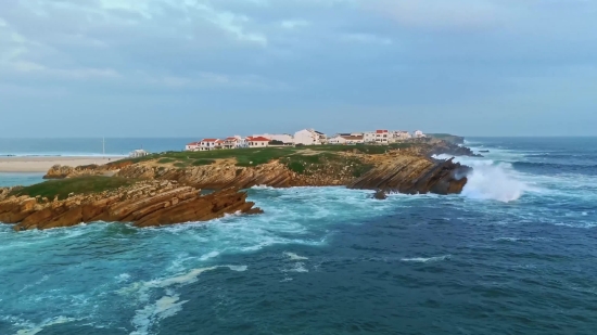 Undressing Stock Video, Ocean, Beach, Sea, Coast, Promontory