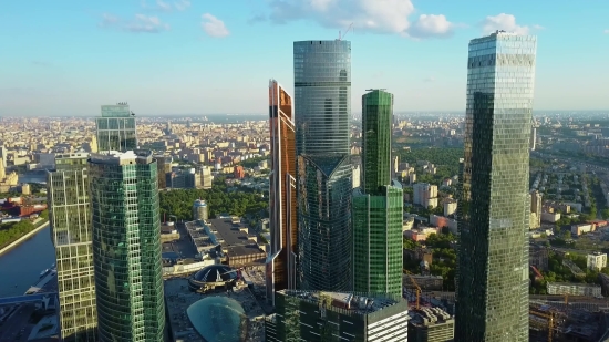 Video Download Copyright Free, Business District, Skyscraper, Skyline, City, Cityscape