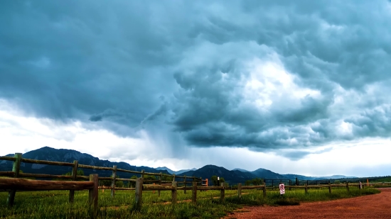 Video Hd Background, Sky, Atmosphere, Field, Landscape, Barn