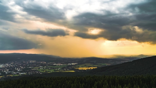 Video Loop Background Free, Sky, Sun, Landscape, Rural, Field