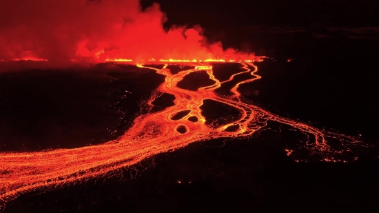 Volcano, Mountain, Natural Elevation, Fire, Flame, Geological Formation