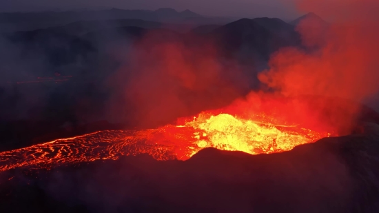 Volcano, Mountain, Natural Elevation, Geological Formation, Fire, Heat