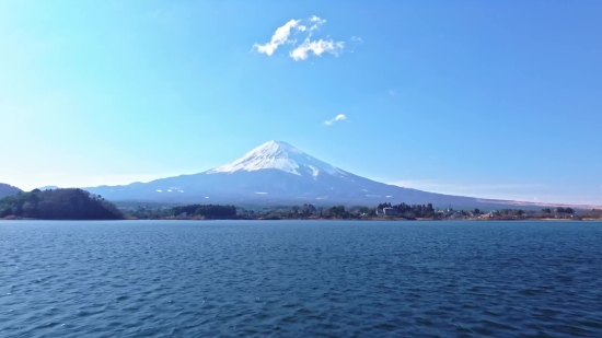 Volcano, Mountain, Natural Elevation, Geological Formation, Landscape, Water