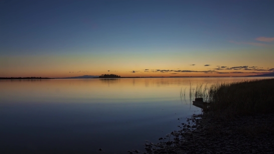 Water, Lake, Sky, Landscape, Ocean, Reflection